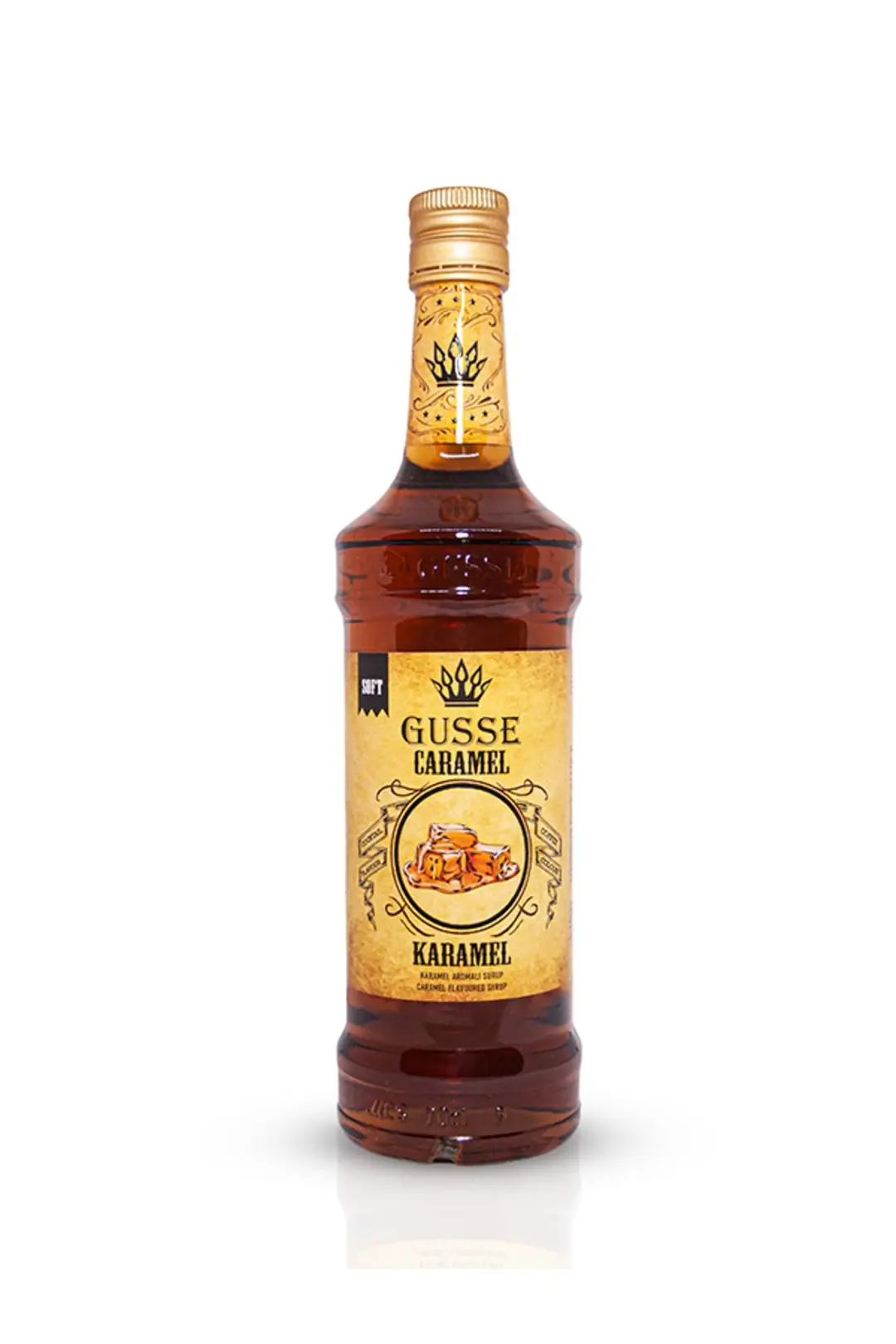 Soft Karamel Şurubu (Şekersiz) 700 ml – Kokteyl ve Kahve Kullanımı İçin Profesyonel Aroma