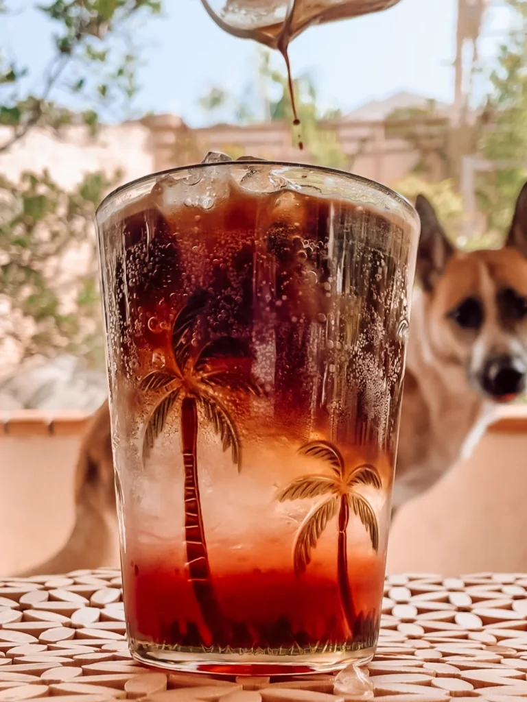 Blackberry Iced Americano